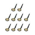 thumbnail image 3 of facefd 10x Stainless Steel Fishing Rod Guides Fishing Rod Tip Repair Kit Gold 3, 3 of 8
