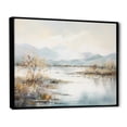 thumbnail image 2 of Designart "Tranquil Mountain Pond Oasis" Lake Floater Framed Wall Art Prints, 2 of 5