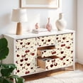 thumbnail image 5 of Peel and Stick Wallpaper Cherry Heart Bows Sparkles Warm Tones 24in x 118in Contact Paper Removable Self Adhesive Wall Mural Wall Decor for Bedroom Kitchen Cabinets, 5 of 8