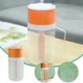 thumbnail image 1 of Humidificador de coche USB de 300ml, pequeña máquina de humidificación aromaterapia de escritorio para el hogar con luz nocturna, naranja, 1 of 8