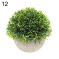 thumbnail image 2 of Gwong Decoración hogareña Flor artificial planta hierba papel pulpa olla bonsai ornamento jardín escritorio decoración Gwong 21040484, 2 of 7