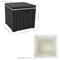 thumbnail image 2 of Sunnydaze 9-Gallon Outdoor Cooler Box - Polypropylene Resin - Black, 2 of 9