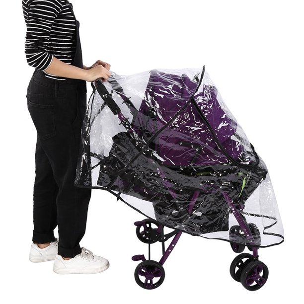 Funda para lluvia para cochecito de bebé unidad PVC Universal