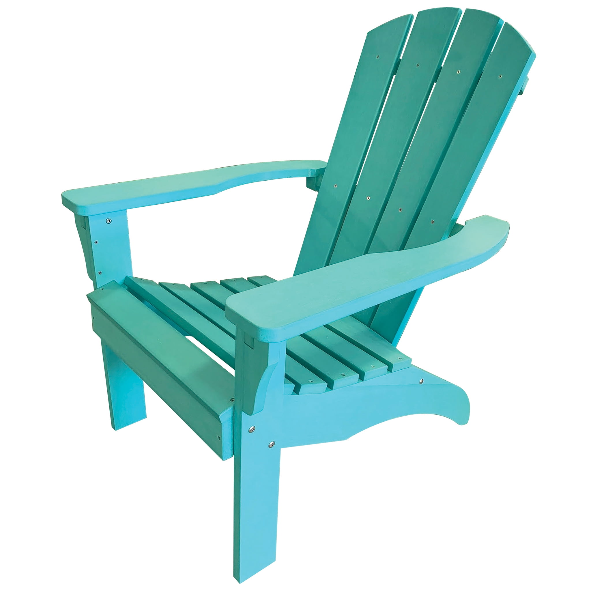 Leigh Country TX 94025 Adult Outdoor Poly Resin Adirondack Chair - Turquoise