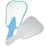 Dental Mirror 2 Pcs Clinics Supply Dentist Tools Mirrors Travel Vanity Mouth Handhold Glass