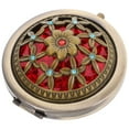 thumbnail image 3 of Miangastore Compact Pocket Mirror Multi-function Makeup Mirror Retro Hand Mirror Daily Supply, 3 of 8