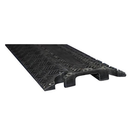 ATLAS Cable Protector Ramp - 3 Channels - 38” Long Black - Rubber ...