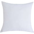 thumbnail image 2 of Juego De 2 Decorativos Hechos A Mano Sólidos 100% Fundas de almohada de lona de algodón/fundas de cojín, 11 colores disponibles - (2 piezas de 18 x 18, blanco), 2 of 4