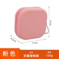 thumbnail image 3 of 2-in-1 Collapsible Dog Bowl for Travel, Portable Dog Water Bowl with Carabiner Clip, Foldable Silicone Food Dish for Pets Outdoor Hiking Camping Walks&nbsp;(Light pink), 3 of 7