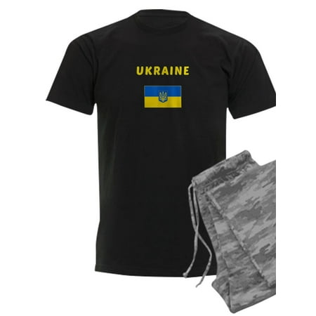 

CafePress - Ukraine Ukrainian Travel Flag Kiev Pajamas - Men s Dark Pajamas