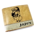 thumbnail image 1 of Monedero de piel plegable con monedero Jojos Adventures Anime, 1 of 1
