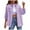 Purple, variant on IROINNID Denim Jacket for Women Long Sleeve Turndown Lapel Color Wash Jean Jacket Solid Color Lightweight Button Down Frayed Hem Outerwear,Purple