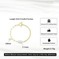 thumbnail image 2 of Z.LP 925 Sterling Silver Bracelet with Baroque Pearl and Round Pearl Accent, 2 of 10