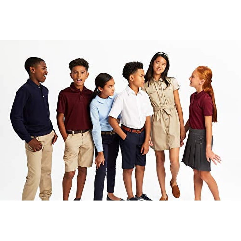French Toast Boys School Uniform Long Sleeve Pique Polo photo 4