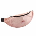 thumbnail image 3 of Riñonera de piel sintética con impresión 3D Dadbod, resistente a la suciedad, impermeable, ajustable y divertida., 3 of 12