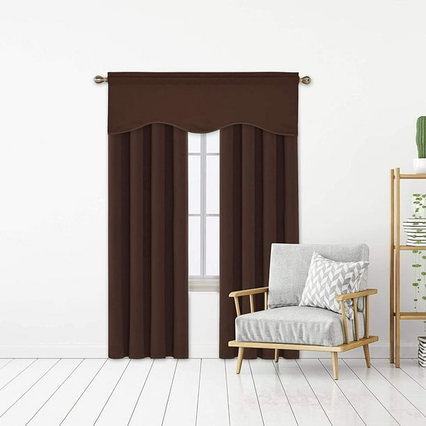 Deconovo Deconovo Mix & Match Blackout 2 Panel and Valance 1 Panel