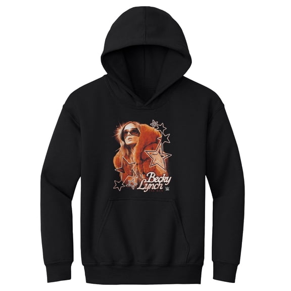 Youth 500 Level Black Becky Lynch Vintage Hoodie