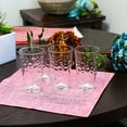thumbnail image 3 of Gibson Home Great Foundations 4-Piece Tumbler Set, 16 Oz, Bubble Pattern, Clear, 3 of 5