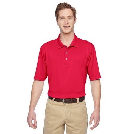 Harriton Men's Advantage IL Snap Placket Performance Polo