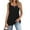 Black, variant on Women's Sleeveless Soft Square Neck Pleated Tank Tops 2025 Fashion Summer Tunic Top for Leggings