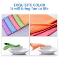 thumbnail image 3 of 5/10pcs Microfibre Dish Towels Fish Scale Cleaning Cloth Reusable Kitchen Wipes Soft Dishcloths Lint-Free Cleaning Cloth for Mirror Glass Tableware Screen Window, 3 of 7