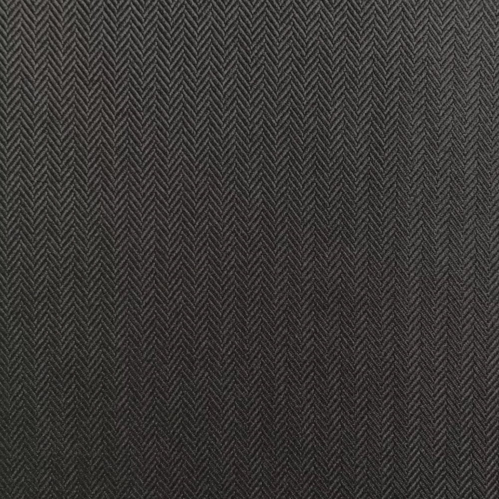 Better Homes & Gardens Solid Herringbone Blackout Curtain Panel, 1 Panel, Black, 50" W x 63” L