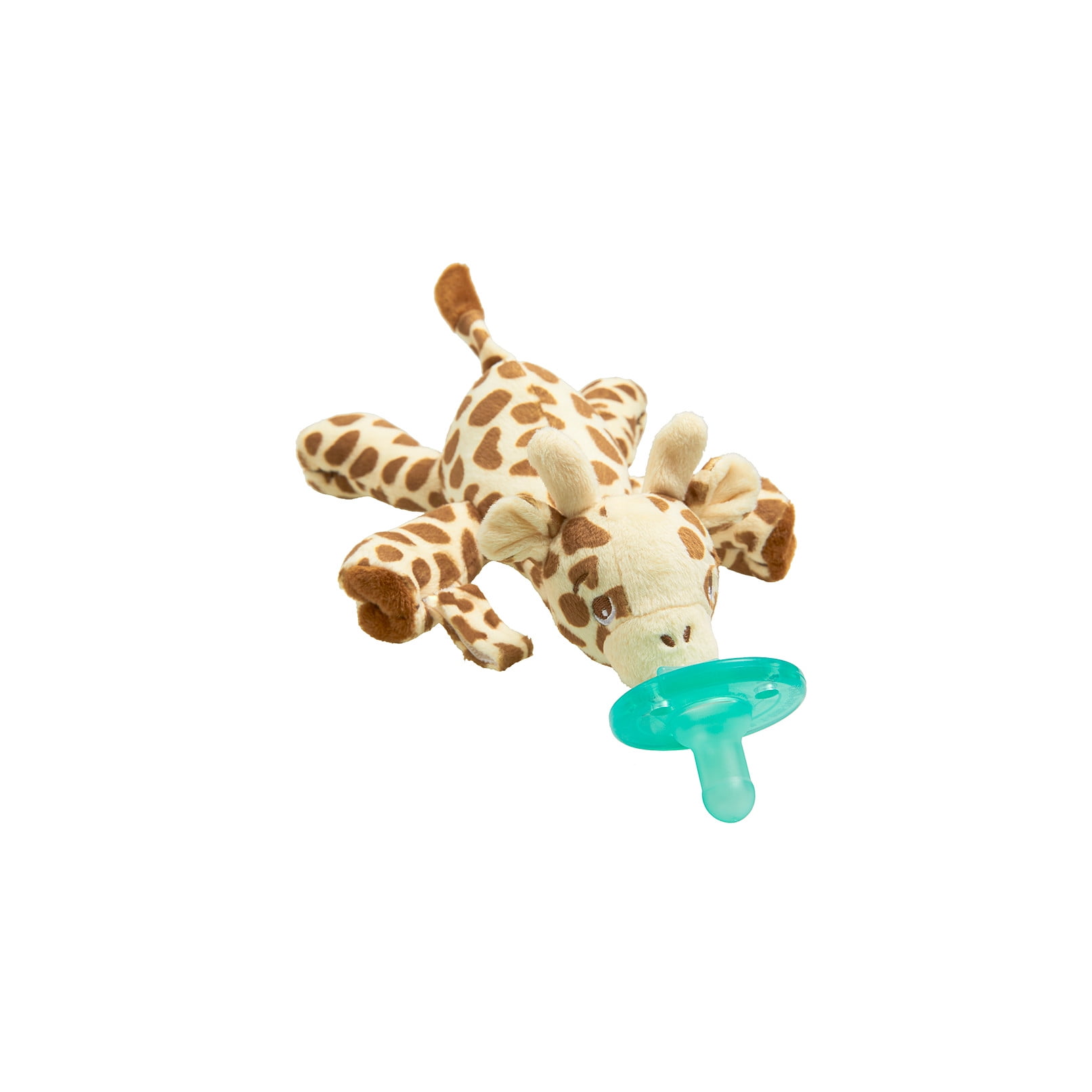 Philips Avent Soothie Snuggle Pacifier Holder with Detachable Pacifier, 0M+, Giraffe, SCF347/01