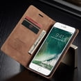 thumbnail image 5 of iPhone 8 Plus Wallet Case, iPhone 7 Plus Case,Shockproof Premium Leather Magnetic Flip Folio Stand Protective Cover For Apple iPhone 8 Plus/7 Plus 5.5 inch,Brown, 5 of 8