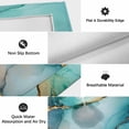 thumbnail image 6 of Teal Ombre Outdoor Rug for Patio/Deck/Porch, Non-Slip Large Area Rug 5 x 7 Ft, Modern Ink Painted Marble Abstract Indoor Outdoor Rugs Washable Area Rugs, Reversible Camping Rug Carpet Runner, 6 of 8