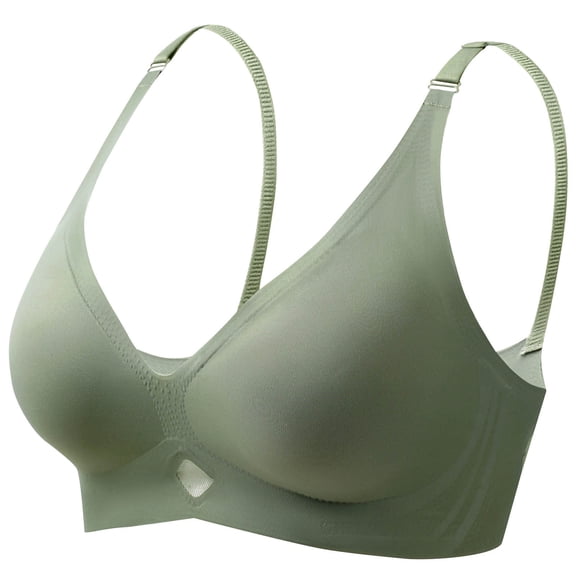 WCMZJ Wireless Bras for Women No Underwire Seamless Push Up Full Coverage Supportive Womens Bralettes Everyday Bra