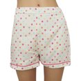 thumbnail image 1 of Bimba Womens Off White Pajama Set Sleepwear Short Nightwear Polka Dot Print - 4, 1 of 5