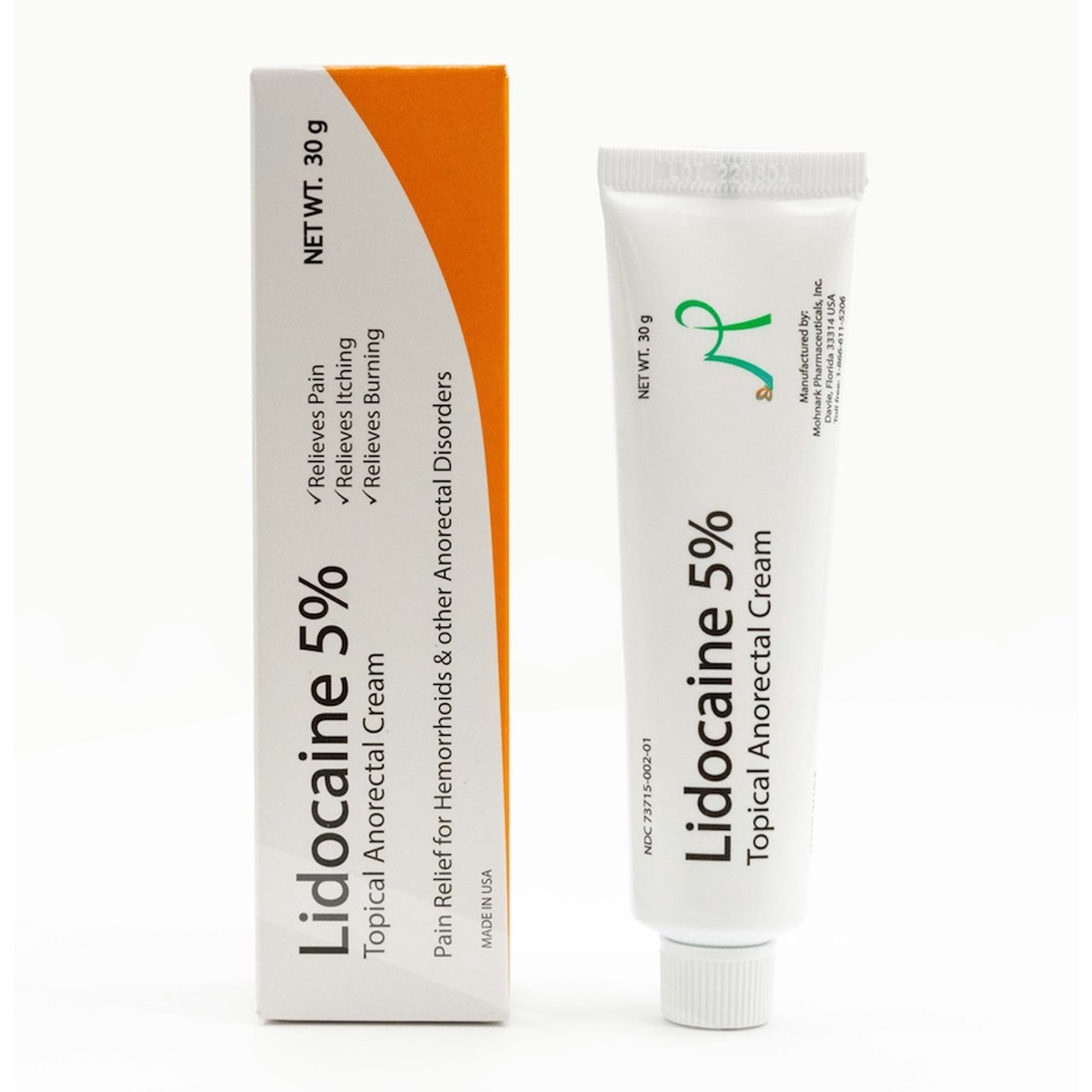Maximum Strength Lidocaine 5% Topical Anorectal Anesthetic Pain Relief Cream