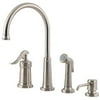 Pfister Ashfield High Arc Kitchen Faucet with Sidespray, Available in Various Colors