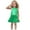 Green, variant on TOWED22 Toddler Girl Clothes 2 Piece Summer Outfit Ruffle Sleeveless Top and Shorts Set with Pockets 2-7Y(Blazer,3-4)