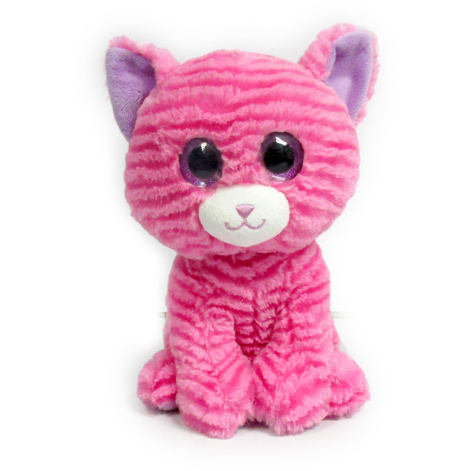 pink plush cat