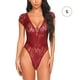 thumbnail image 1 of Lencería sexy de encaje para mujer Ropa interior con perspectiva Cuerpo en V profundo Ropa de dormir, S Inevent XX000090-01, 1 of 7