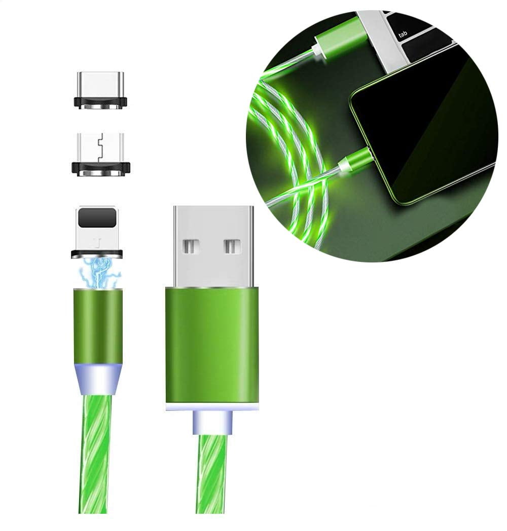 Multi Quick USB Charging Cable,Naturally Queen Purple 2 in1 Fast Charger Cord Connector High Speed Durable Charging Cord Compatible with iPhone/Tablets/Samsung Galaxy/iPad and More 