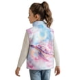 thumbnail image 3 of Pzuqiu Turtle Girl Outerwear Vest 7-8 Fall Outfits Fashion Clothing Casual Versatile Winter Lightweight Sleeveless Fleece Jacket with Pocket Full Zip Stretchy for Young Girls, 3 of 7