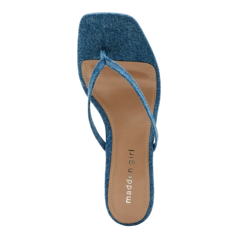 Madden Girl Women's Charlene Thong 2 inch Kitten Heel Sandal Madden Girl Women's Charlene Thong 2 inch Kitten Heel Sandal