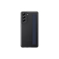 thumbnail image 1 of Funda con correa transparente para Samsung Galaxy S21 FE, color grafito, 1 of 8