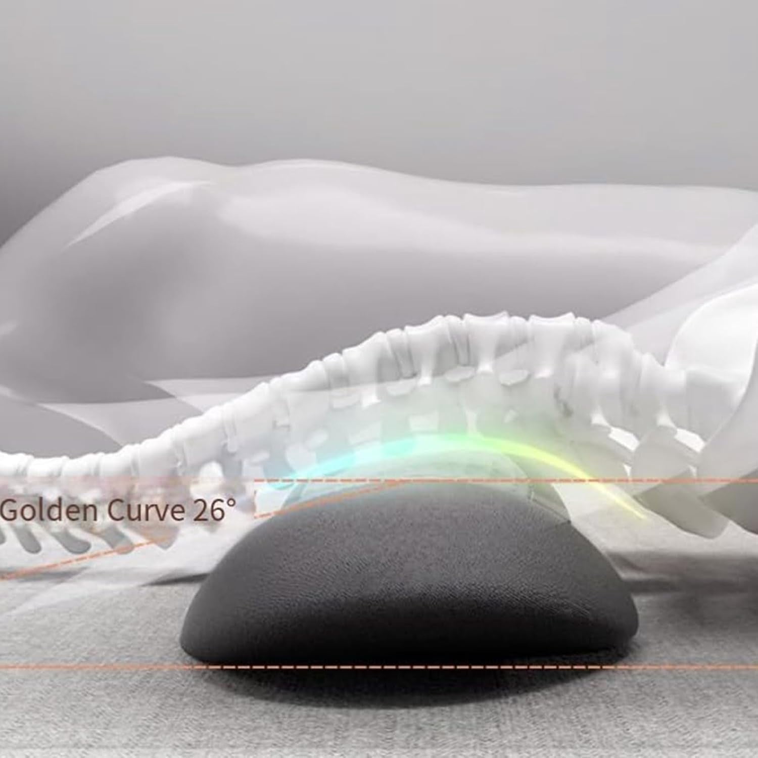 Smooth Spine Triple Fusion Back Massager, 2025 Upgraded 3 in 1 Back Massager, Massage Relaxer for Neck, Shoulders and Back Suitable for Pain Relief (#A)