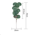 thumbnail image 4 of 16 hojas de eucalipto artificiales, eucalipto artificial falso, plantas de hojas artificiales para fiestas, habitaciones y bodas, 4 of 6