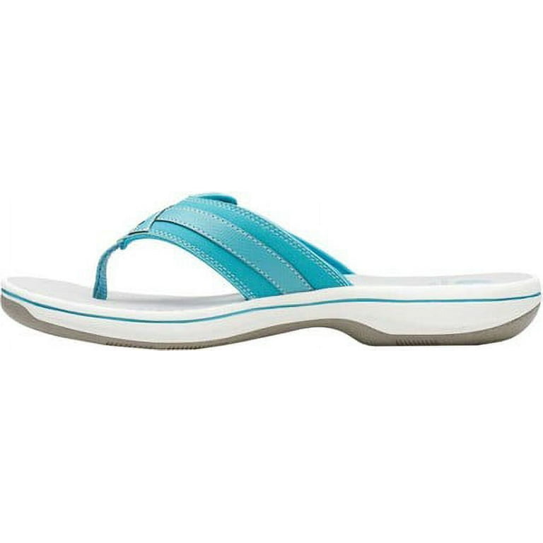 Women s Clarks Breeze Sea Flip Flop Walmart