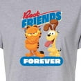 thumbnail image 3 of Garfield  - Best Friends Forever - Juniors Cropped Cotton Blend T-Shirt, 3 of 5