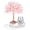 Pink, variant on XIUDA Small Urns for Human Ashes Keepsake, Purple Stainless Steel Mini Urn with Amethyst Crystal Tree -Decoration Butterfly Cremation Keepsake