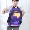 thumbnail image 6 of FORMRS Unisex School Backpack 17" Student Travel Bag with Laptop Compartment, Blue Road, 6 of 7