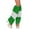 Green, variant on Mardi Gras Leg Warmers for Women Men Gras Leg Covers Festival Party Costume Accessories