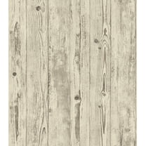 Advantage Albright Ivory Weathered Oak Panels Wallpaper