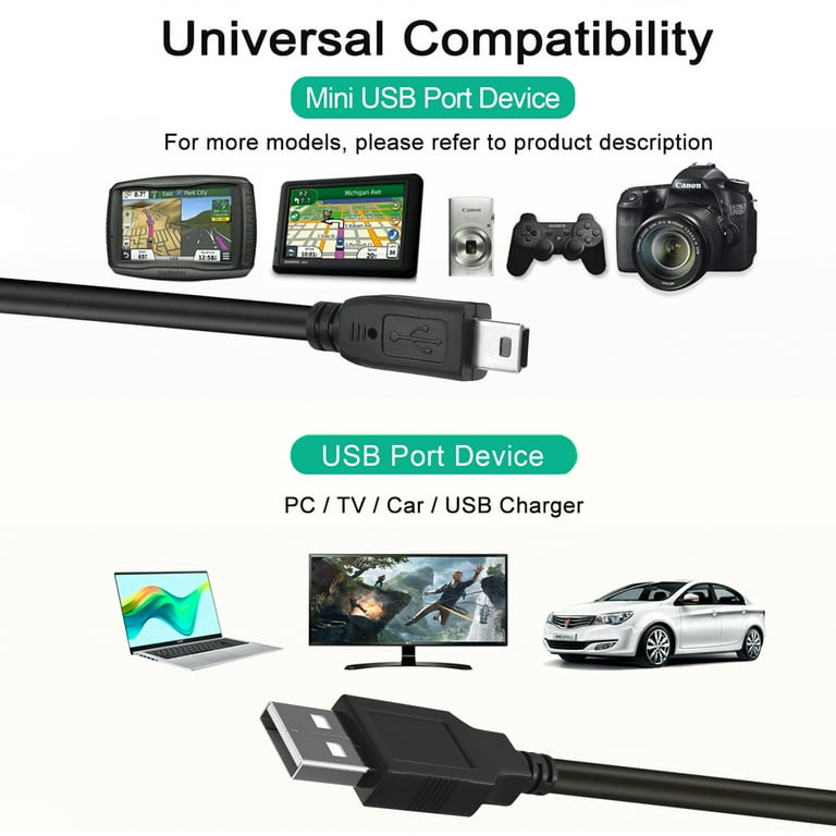 Accessories For Nikon D3100 3ft USB Cable For Nikon D40/D50/D60