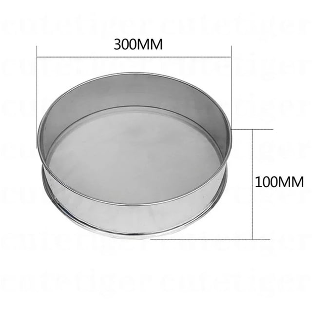 Powder Vibrating Sieving Machine Spray Powder Screen Sieve Shaker 300MM Screen Electric Stainless Steel Screening Machine ,Wear Resistant